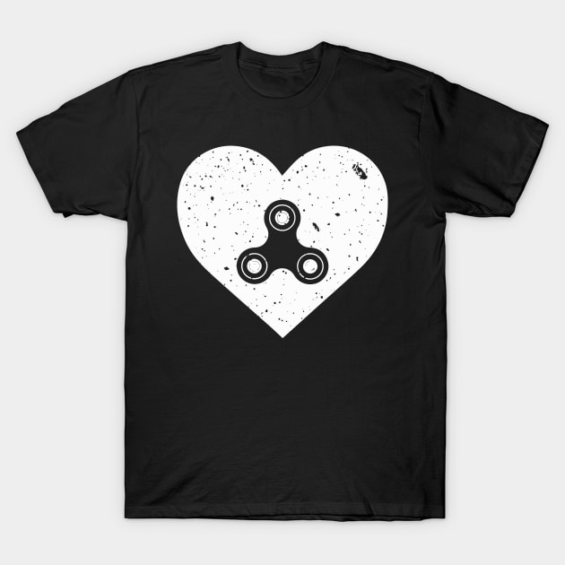 I Love Fidget Spinner - Cool Fidget Spinner T-Shirt by ahmed4411